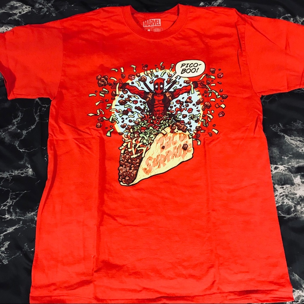 Loot Crate Deadpool Tacos Tshirt Lootwear